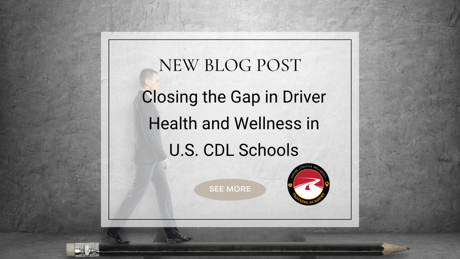 Driver health and wellness gap