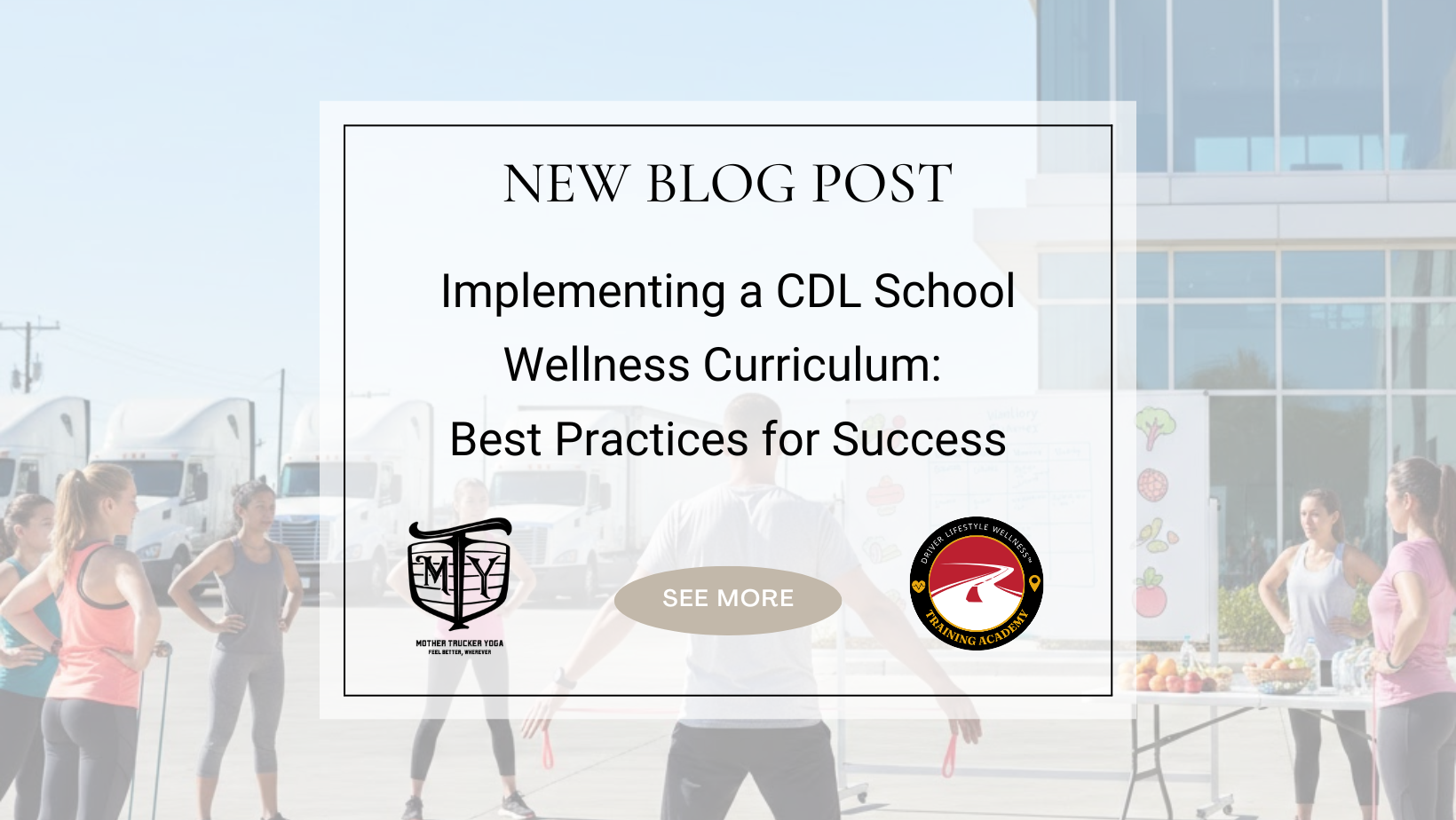 implementing a CDL school wellness curriculum Driver Lifestyle Wellness Academy